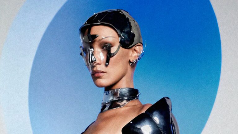 Bella-Hadid-looks-unrecognizable-as-she-transforms-into-a-bald-robot.jpg