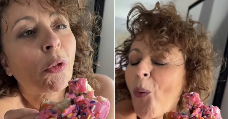 Nadia-Sawalha-strips-and-devours-better-than-sex-donut-in-pure-filth-video.jpg